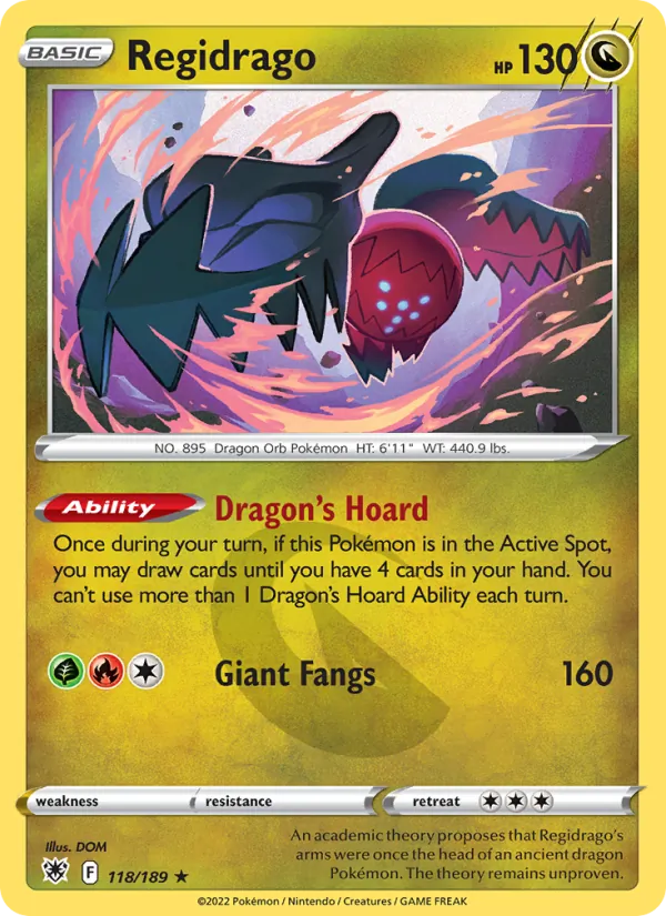 Regidrago, normal (swsh10-118)