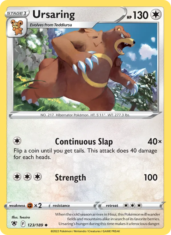 Ursaring, normal (swsh10-123)