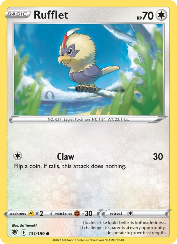 Rufflet, normal (swsh10-131)
