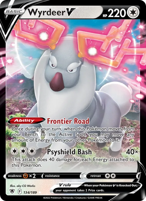 Wyrdeer V, holofoil (swsh10-134_h)