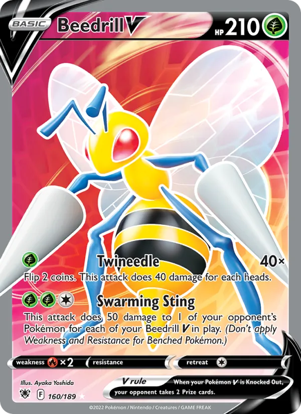Beedrill V, holofoil (swsh10-160_h)