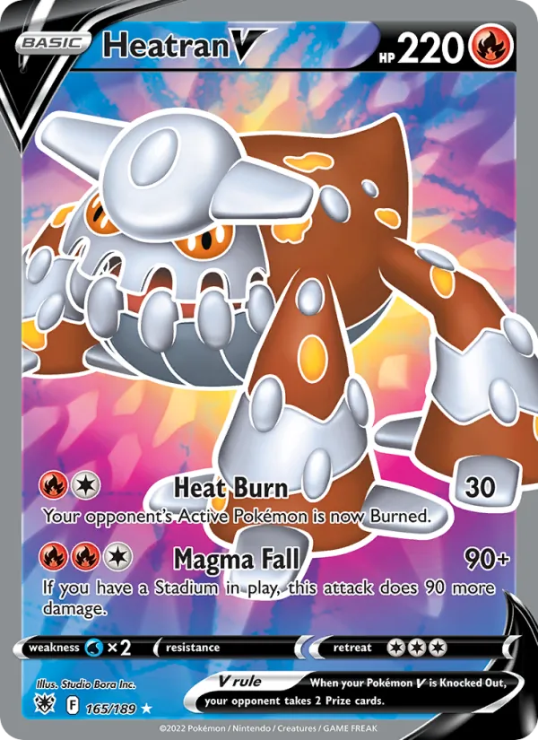 Heatran V, holofoil (swsh10-165_h)
