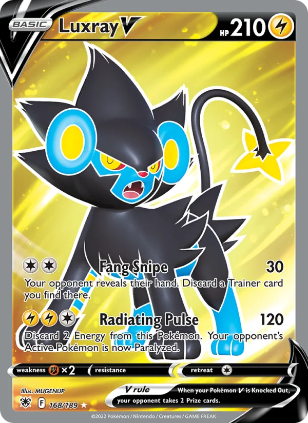 Luxray V, holofoil (swsh10-168_h)