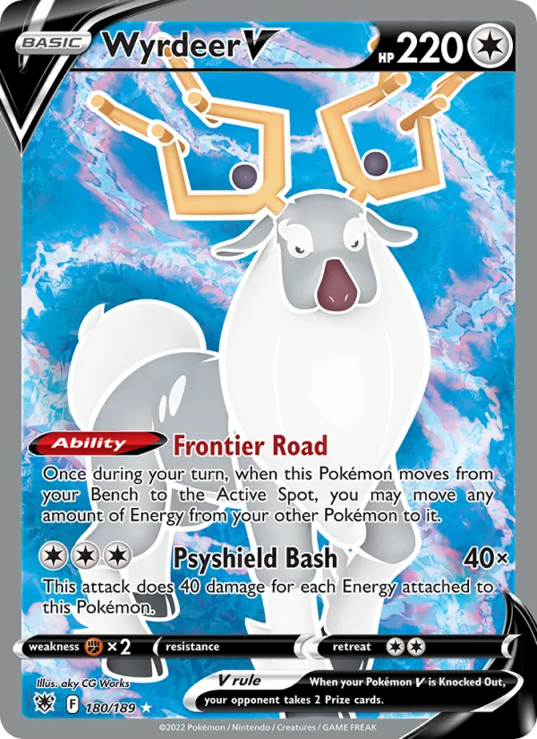 Wyrdeer V, holofoil (swsh10-180_h)