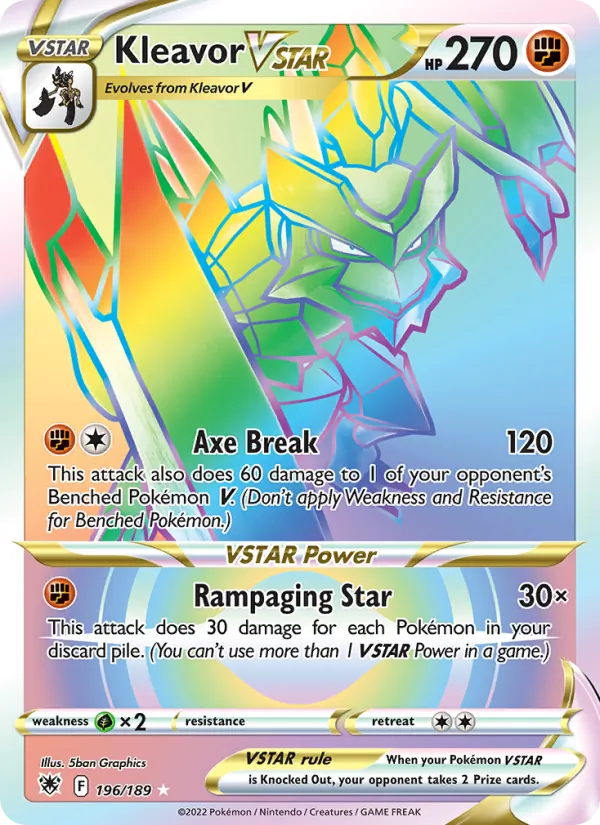Kleavor VSTAR, holofoil (swsh10-196_h)