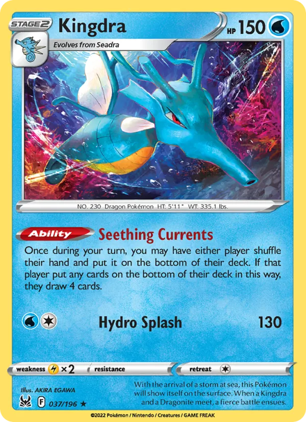 Kingdra, holofoil (swsh11-037_h)
