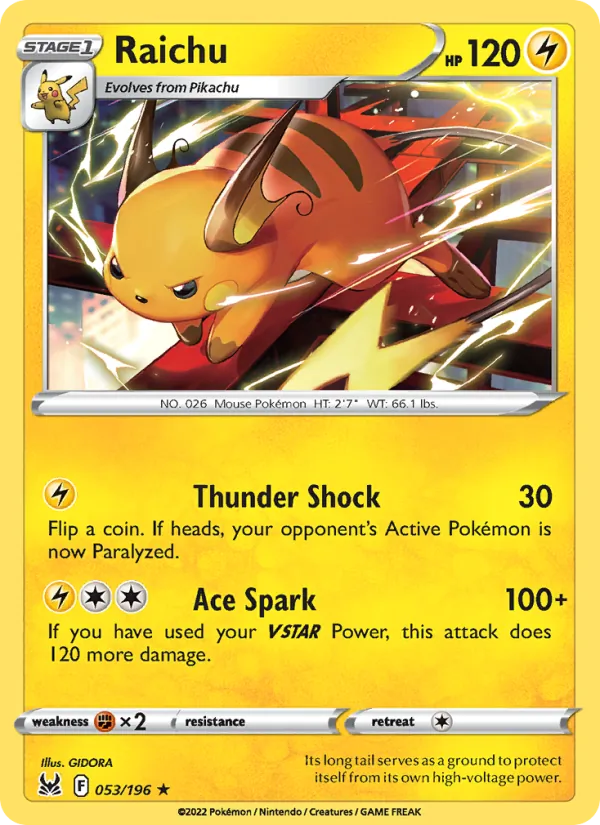 Raichu, normal (swsh11-053)