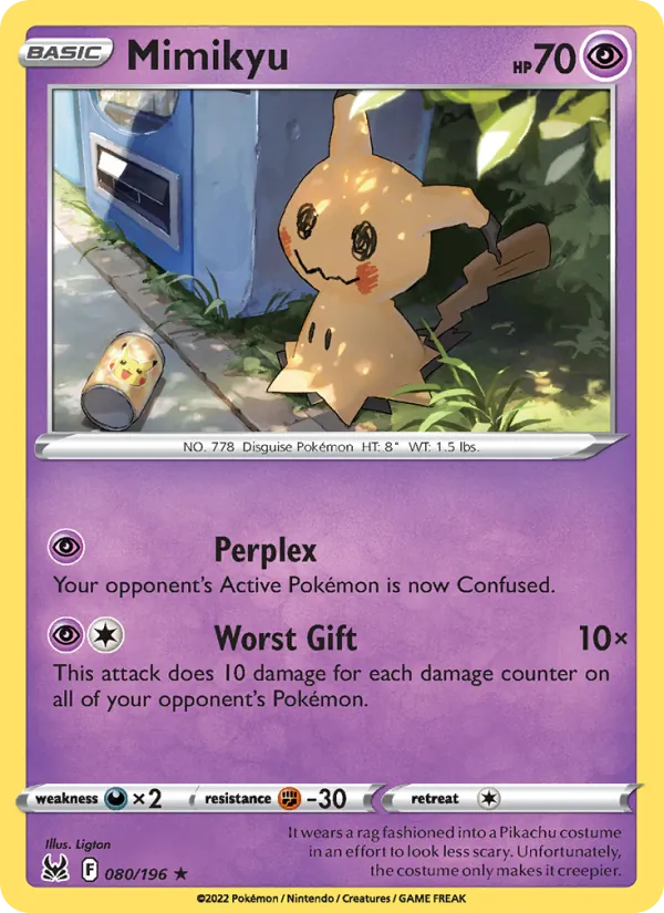 Mimikyu, reverse holofoil (swsh11-080_rh)