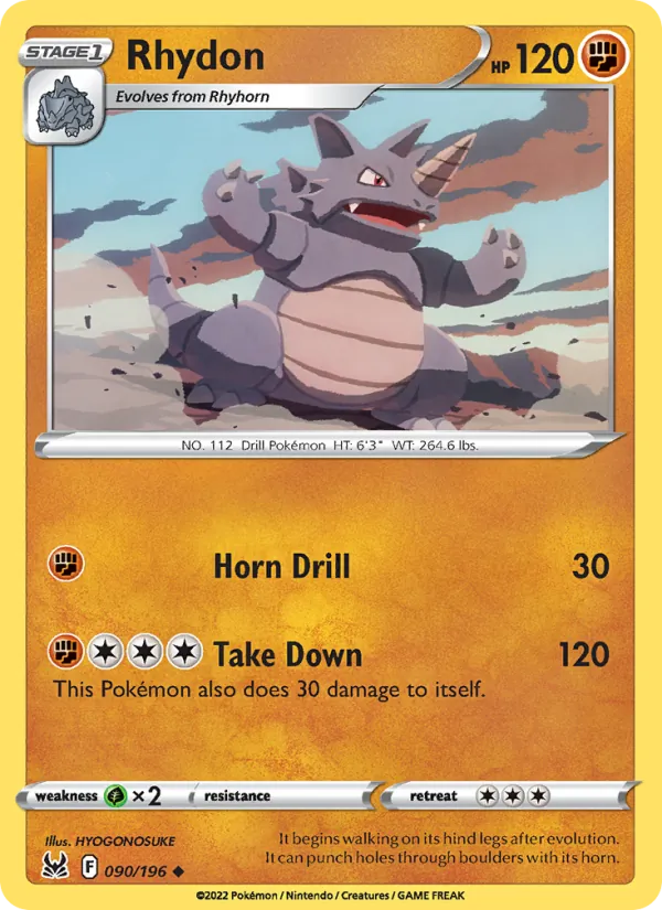 Rhydon, normal (swsh11-090)