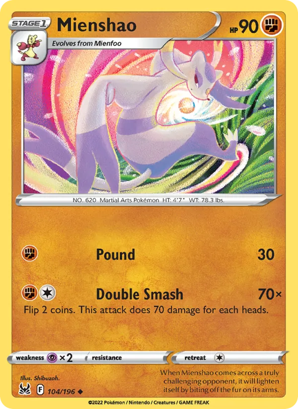 Mienshao, normal (swsh11-104)