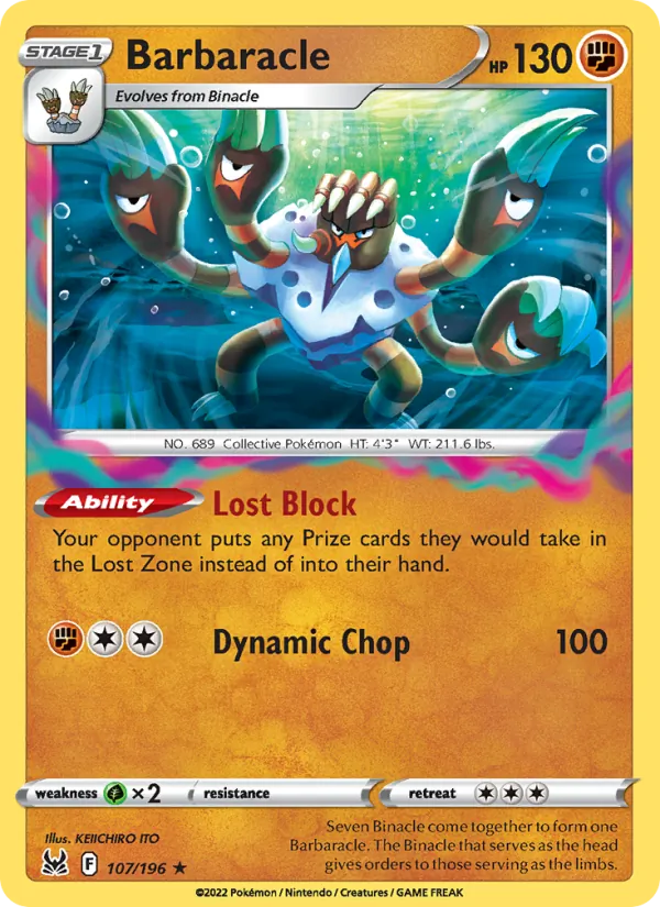 Barbaracle, holofoil (swsh11-107_h)