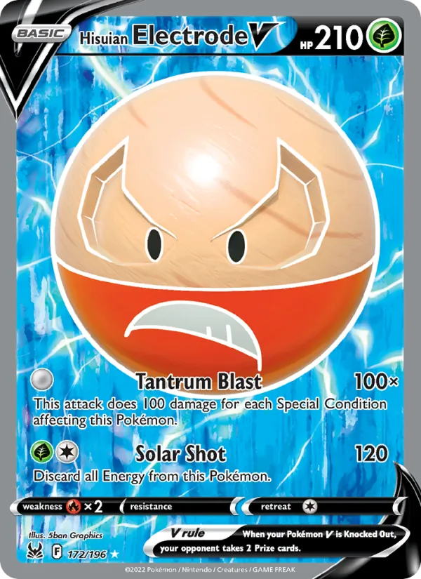 Hisuian Electrode V, holofoil (swsh11-172_h)