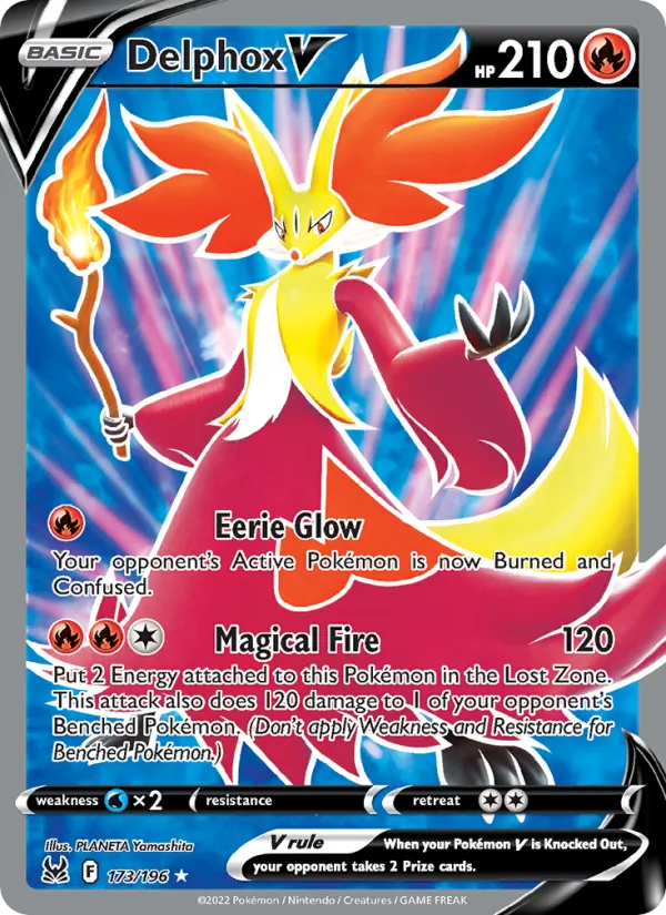 Delphox V, holofoil (swsh11-173_h)