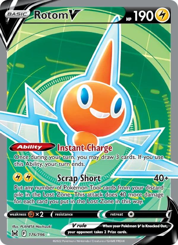 Rotom V, holofoil (swsh11-176_h)