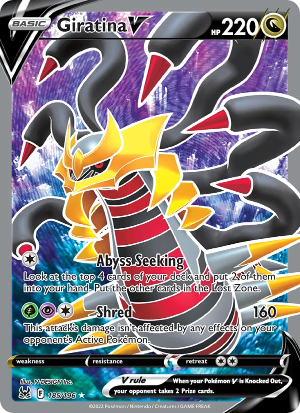 Giratina V, holofoil (swsh11-185_h)