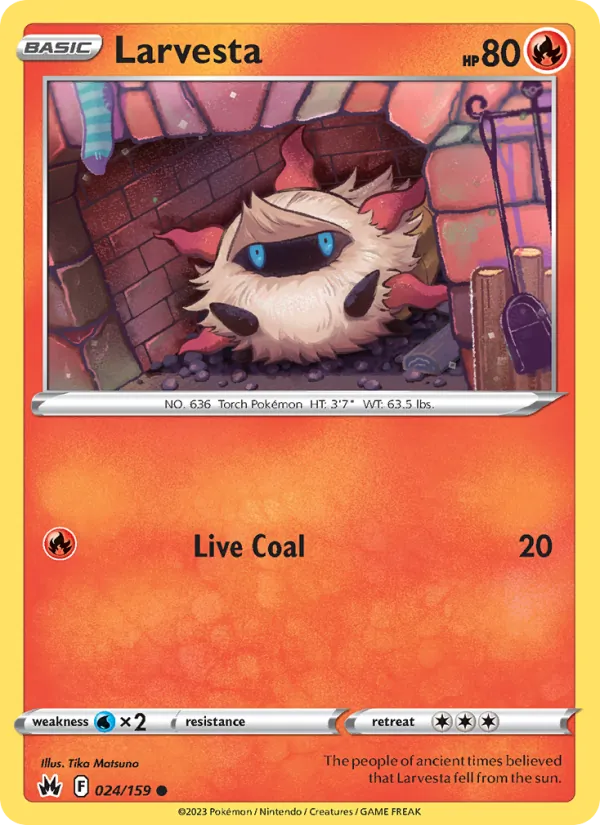 Larvesta, normal (swsh12.5-024)