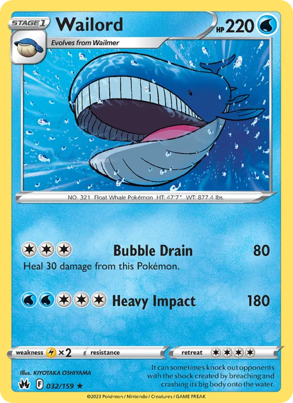 Wailord, normal (swsh12.5-032)