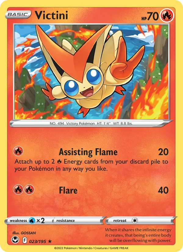 Victini, normal (swsh12-023)