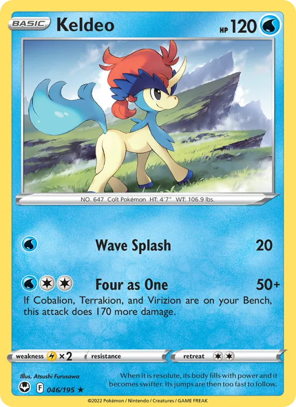 Keldeo, normal (swsh12-046)
