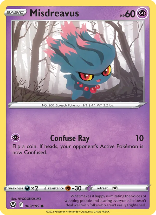 Misdreavus, normal (swsh12-063)