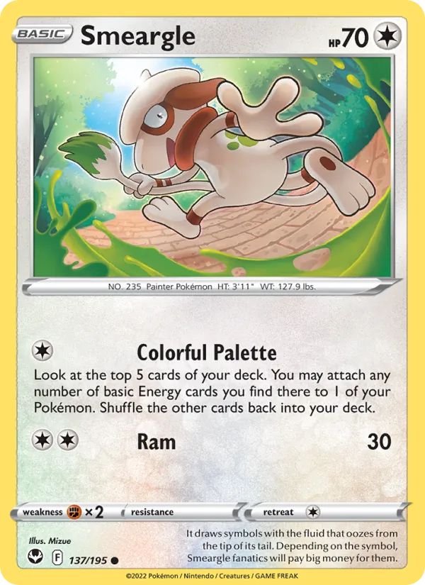 Smeargle, normal (swsh12-137)