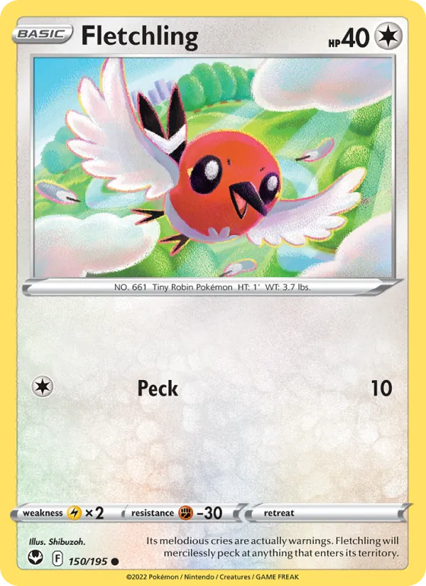 Fletchling, normal (swsh12-150)