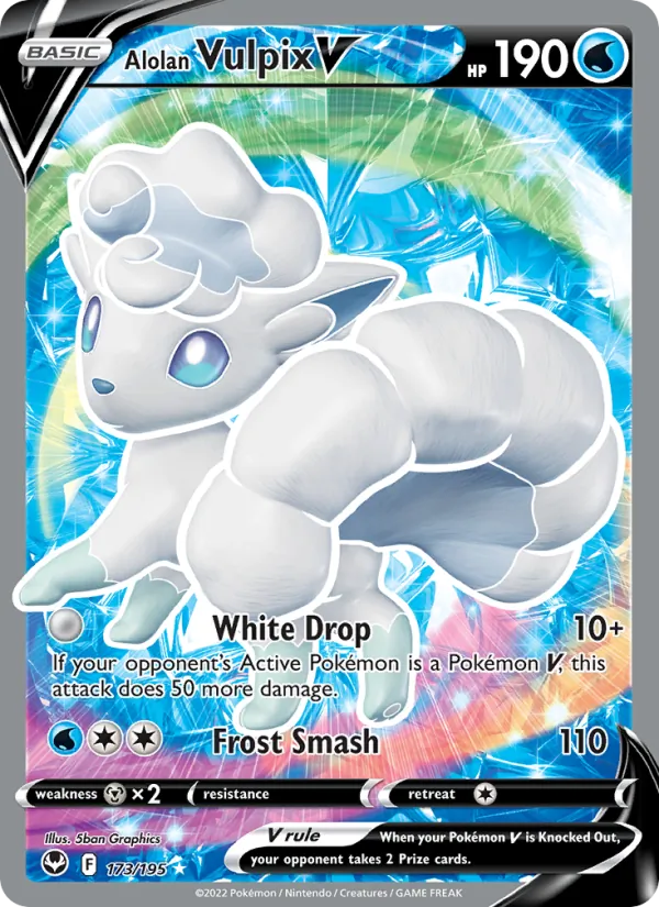 Alolan Vulpix V, holofoil (swsh12-173_h)