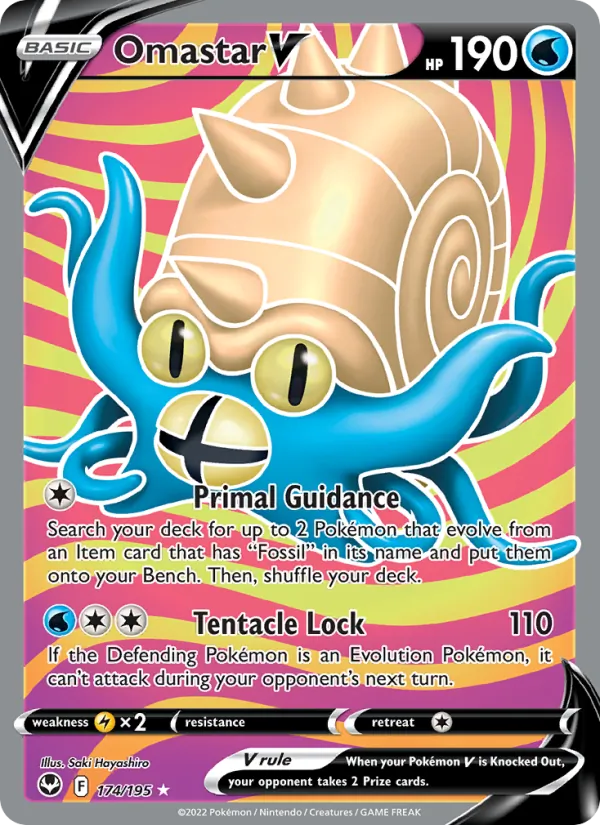 Omastar V, holofoil (swsh12-174_h)
