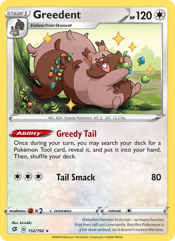 Greedent, normal (swsh2-152)