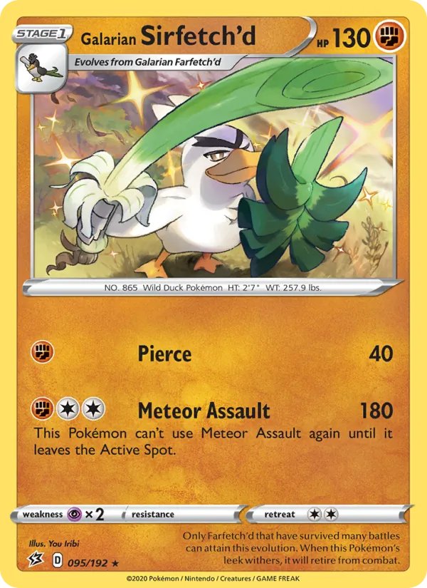 Galarian Sirfetch'd, holofoil (swsh2-95_h)