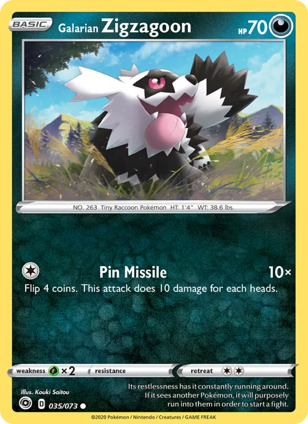 Galarian Zigzagoon, normal (swsh3.5-35)