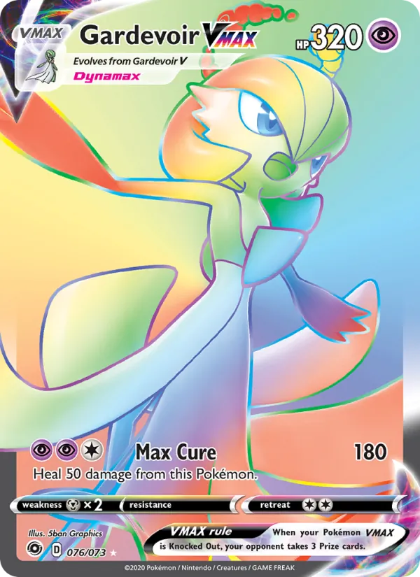 Gardevoir VMAX, holofoil (swsh3.5-76_h)