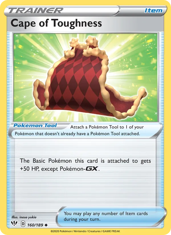 Cape of Toughness, reverse holofoil (swsh3-160_rh)