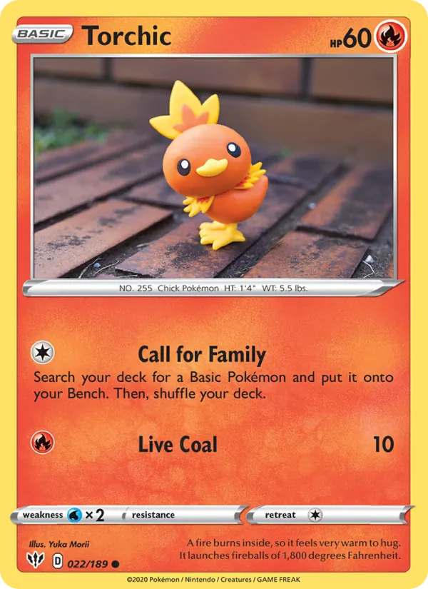 Torchic, normal (swsh3-22)