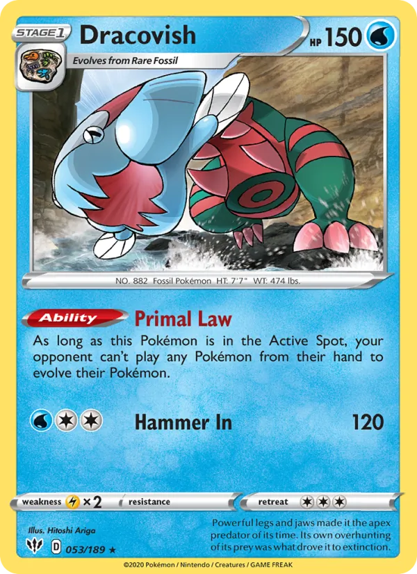 Dracovish, holofoil (swsh3-53_h)