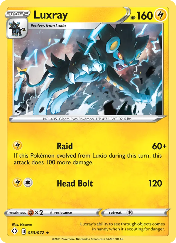 Luxray, holofoil (swsh4.5-33_h)