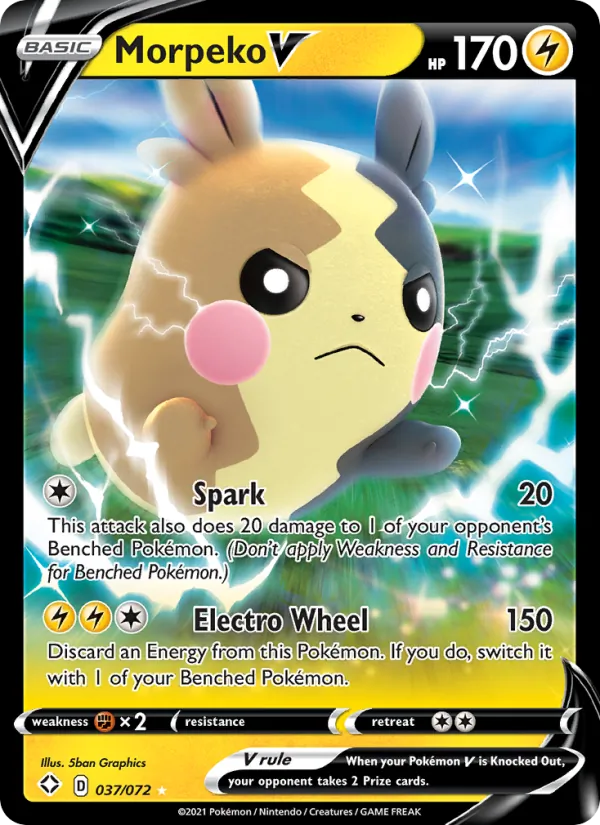Morpeko V, holofoil (swsh4.5-37_h)