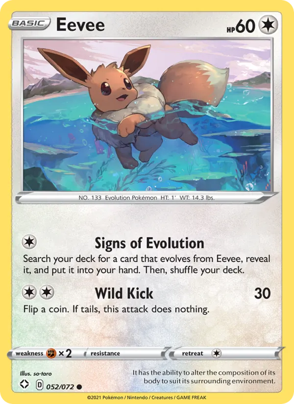Eevee, normal (swsh4.5-52)