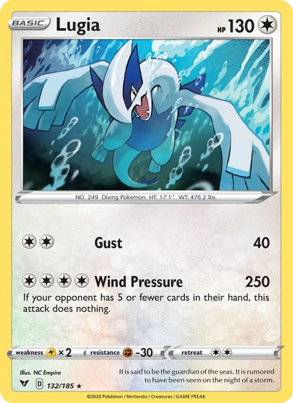 Lugia, holofoil (swsh4-132_h)