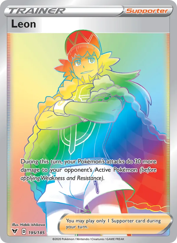 Leon, holofoil (swsh4-195_h)