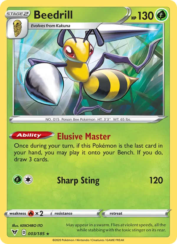Beedrill, normal (swsh4-3)