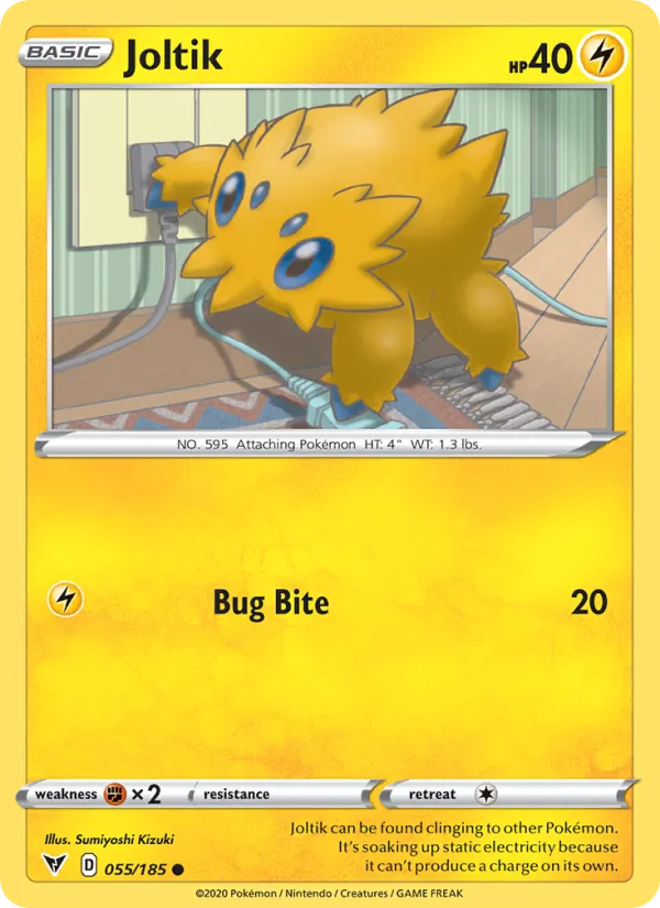 Joltik, reverse holofoil (swsh4-55_rh)