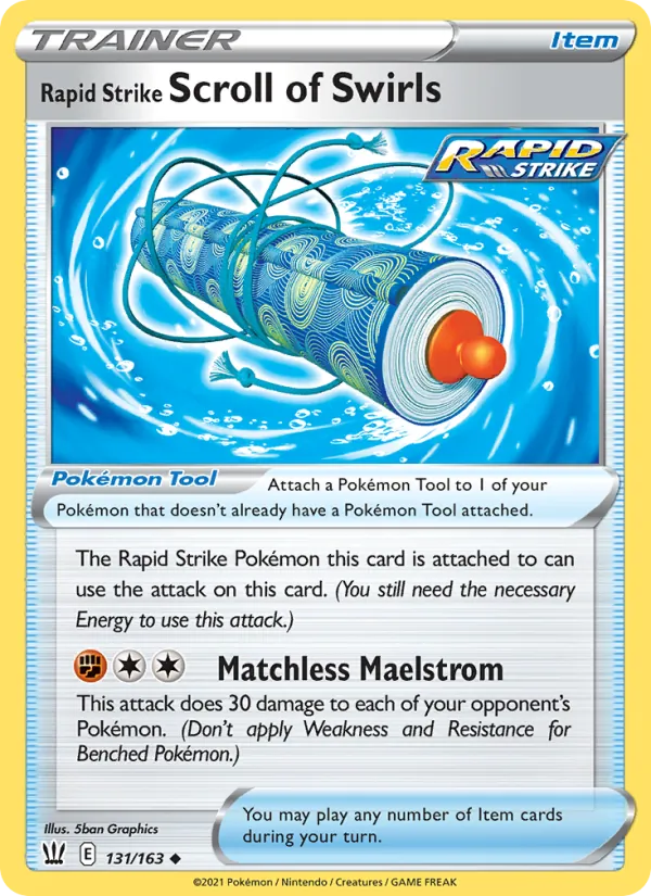 Rapid Strike Scroll of Swirls, normal (swsh5-131)