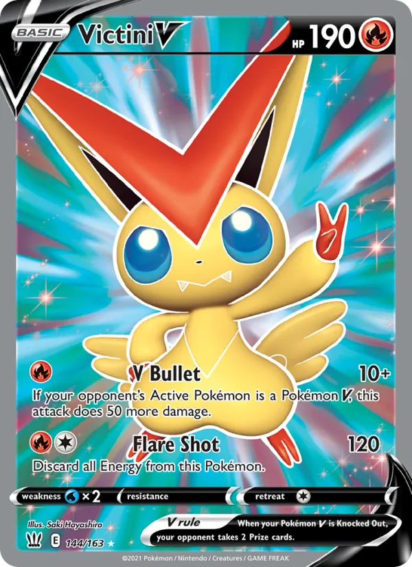 Victini V, holofoil (swsh5-144_h)
