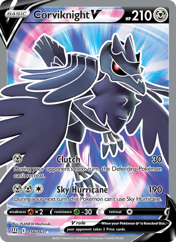 Corviknight V, holofoil (swsh5-156_h)