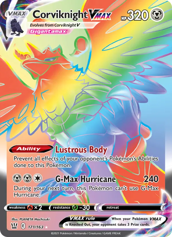 Corviknight VMAX, holofoil (swsh5-171_h)