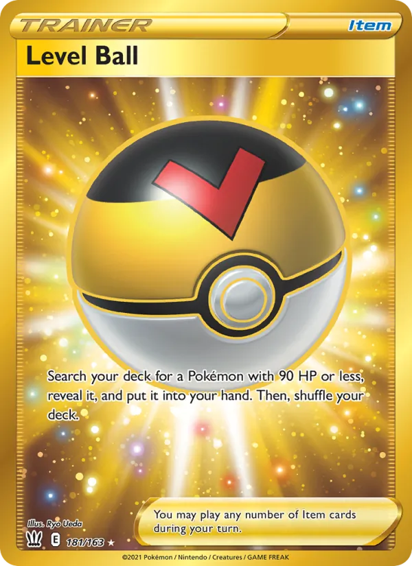 Level Ball, holofoil (swsh5-181_h)