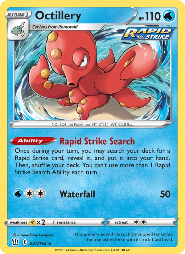 Octillery, holofoil (swsh5-37_h)