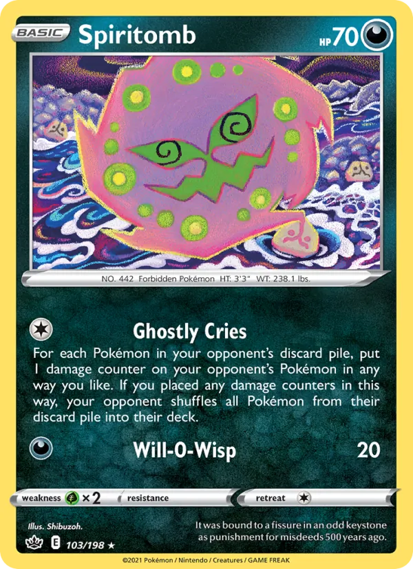 Spiritomb, reverse holofoil (swsh6-103_rh)
