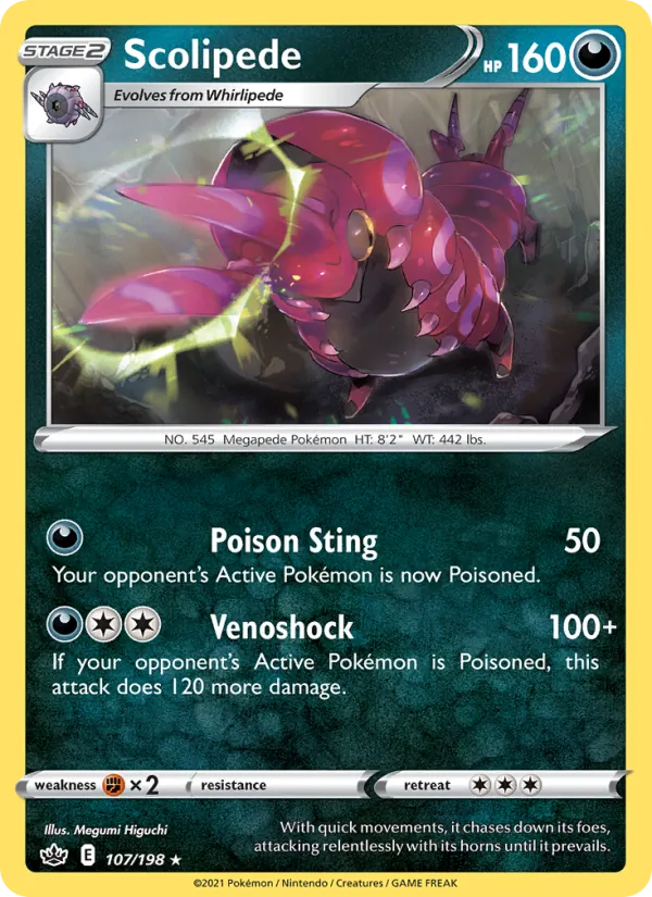 Scolipede, normal (swsh6-107)